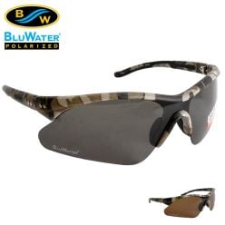 Bluwater Camo Polarized Sunglasses Amber And Grey Lenses