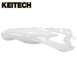 Keitech Noisy Flapper 3.5" White Topwater Frog 5/Pack
