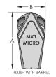 Cadex MX1 Micro 1/2-28 Black Muzzle Brake