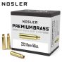 Nosler-Brass-223-Rem-Catridge-Cases