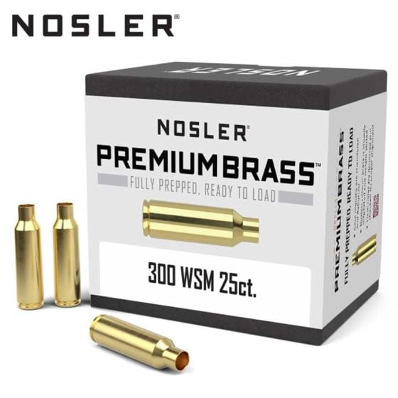 Nosler-Brass-300-WSM-Catridge-Cases