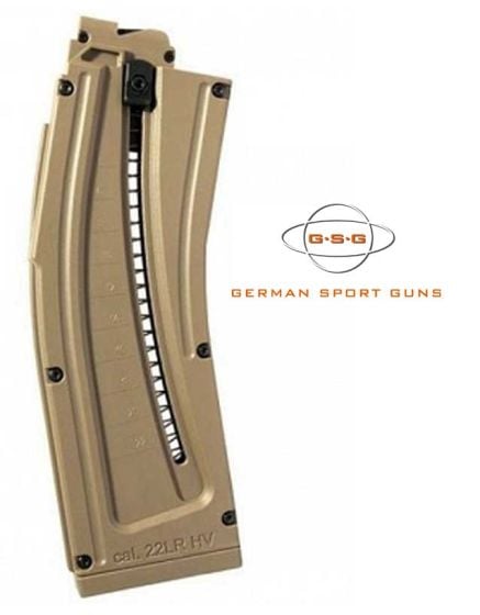 Chargeur-GSG-15-22-LR-Tan-22-coups