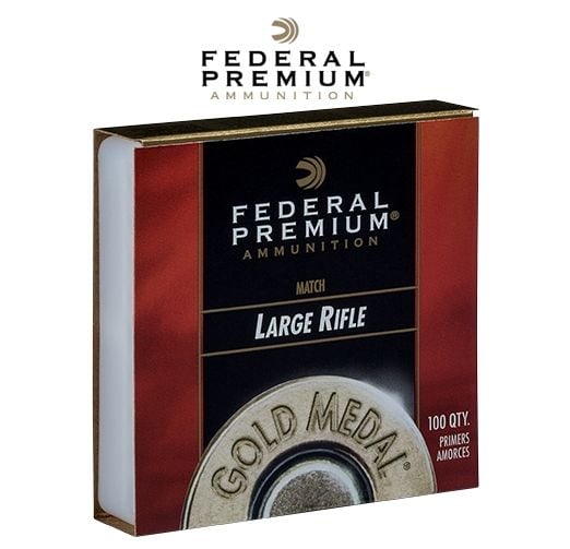 Federal Gold Medal Centerfire Large Rifle Match Primers .210 100/Pack