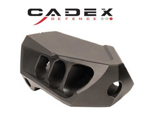 Frein de bouche Cadex MX1 Mini .30 Cal 5/8-24 Noir
