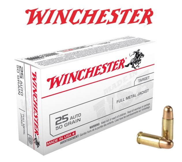 Winchester-25-Auto-Ammunitions