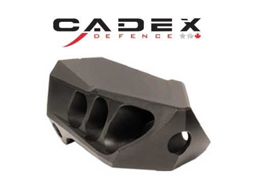 Cadex MX1 Micro 1/2-28 Black Muzzle Brake
