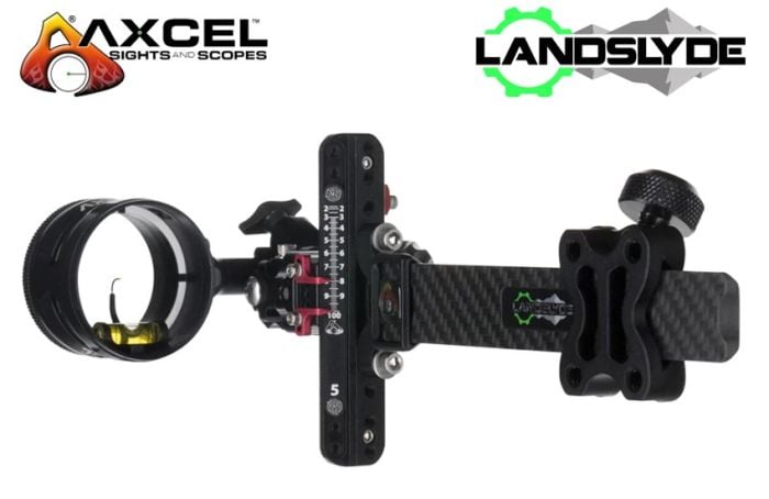AXCEL® Landslyde Plus Carbon Pro Slider Sight - 1x.019 Pin Size ...