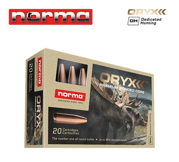 Munitions Norma Oryx 375 H&H 300 Gr
