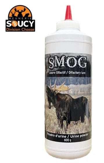 Poudre-urine-orignal-Meunerie Soucy-Smog