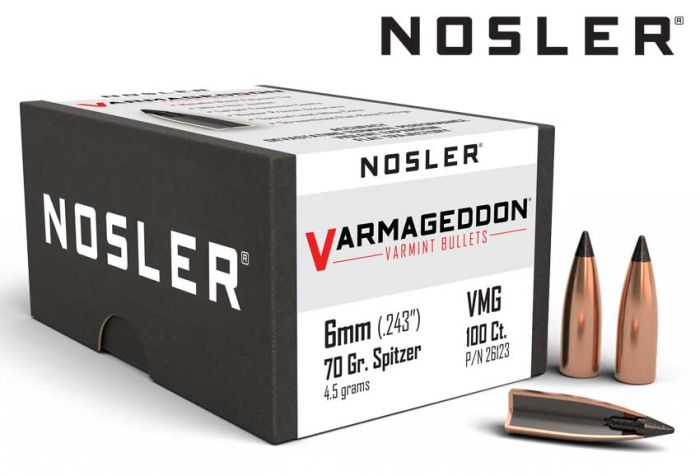 Nosler-6mm-70-gr-FB-Tipped-Bullets