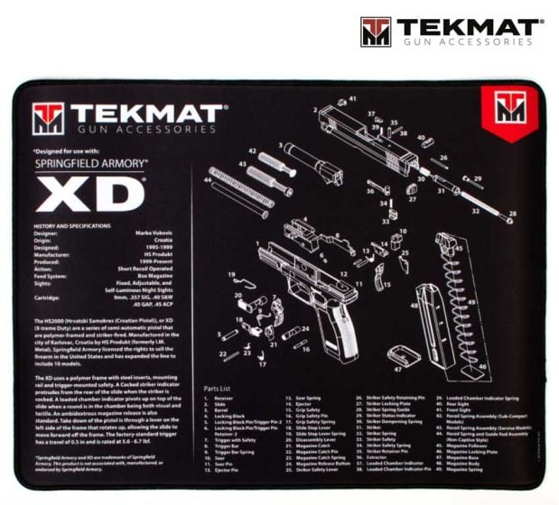 Springfield-Armory XD-Gun-Cleaning-Mat