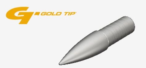 Pointes de Flèche Glue in Point Accu Point Series 22(Paquet de 12) de Gold Tip 