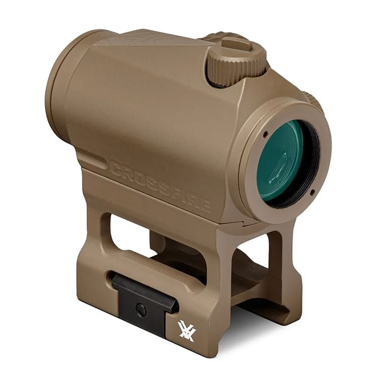 Vortex Crossfire Red Dot (Tan) - Tactical Red Dot Sight for AR-15s