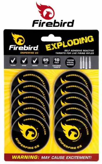 Firebird SniperFire 65 Exploding Targets
