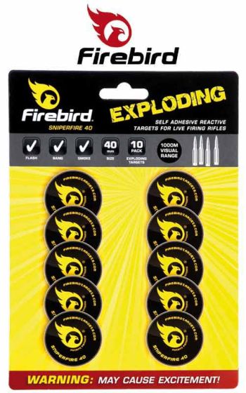 Firebird SniperFire 40 Exploding Targets