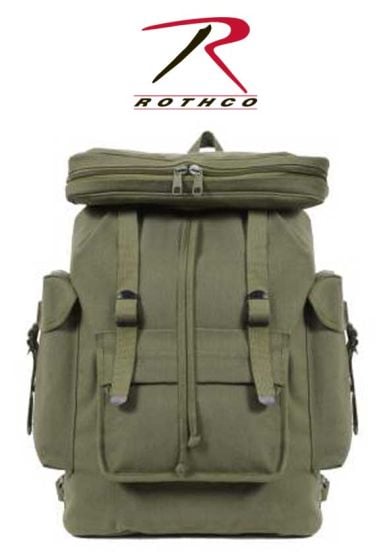 Sac-à-dos-Rothco-Canvas-Olive-Drab-Style-Européen
