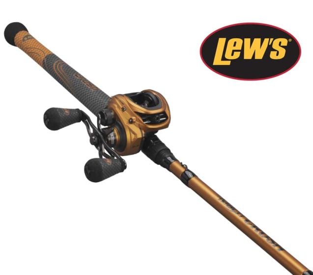 Lew's Mach Crush SLP 7' Medium Heavy RH 1 Piece Baitcast Combo