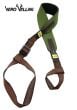 vero-vellini-standard-shotgun-sling-green-neoprene-brown-leather