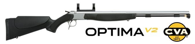 CVA Optima V2 Stainless Steel/Black (ISM) .50 26'' Muzzleloader