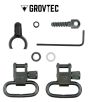 Grovtec GTSW305 .775-.825 Two Piece Barrel Band Swivel Set