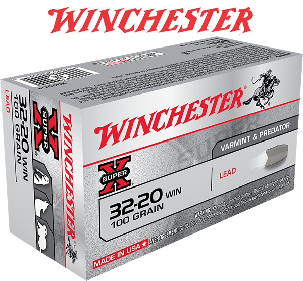 Munition Super X 32-20 Winchester 100 Grains - Winchester