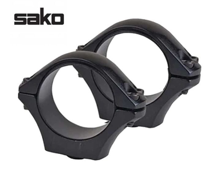 Anneaux De Lunette Sako Optilock 1" Bas Bleui
