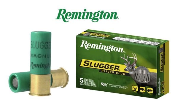 Cartouches Remington Slugger Rifled Slugs 12 ga. 