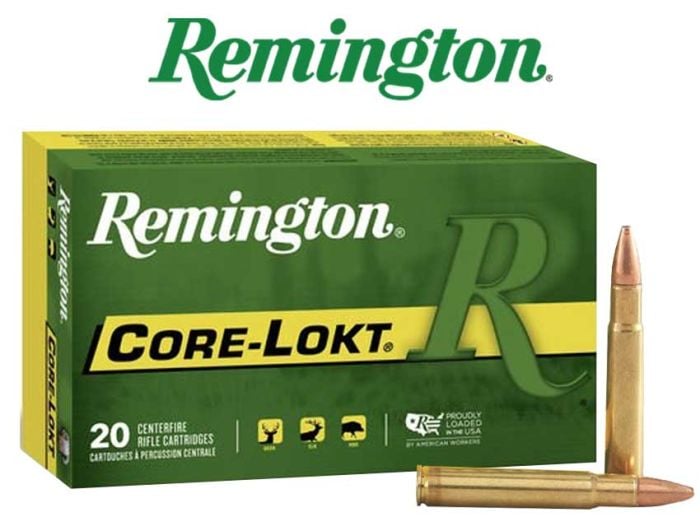 Munitions Remington Core-Lokt 35 Whelen 200 gr Pointed Soft Point Core Lokt 20/boîte