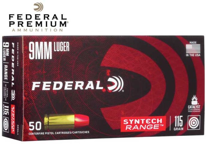 Federal-Syntech-Range-9mm-Luger-Ammunitions