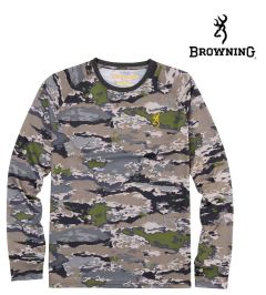 Browning Ovix Camo Technical Long Sleeve T-Shirt