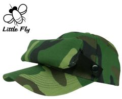 Casquette moustiquaire Little Fly vert camo