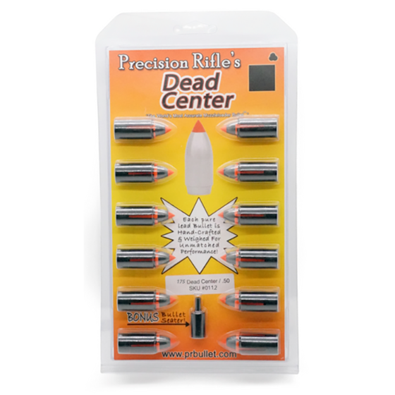 Precision Rifle Dead Center Duplex 175 gr .50 Cal Muzzleloader Bullets & Sabots 12/Pack