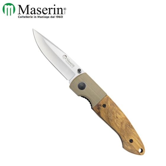 Couteau pliant Maserin Bois d’Olivier 