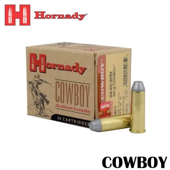 Munitions Hornady Cowboy 44-40 205 gr 20/boîte