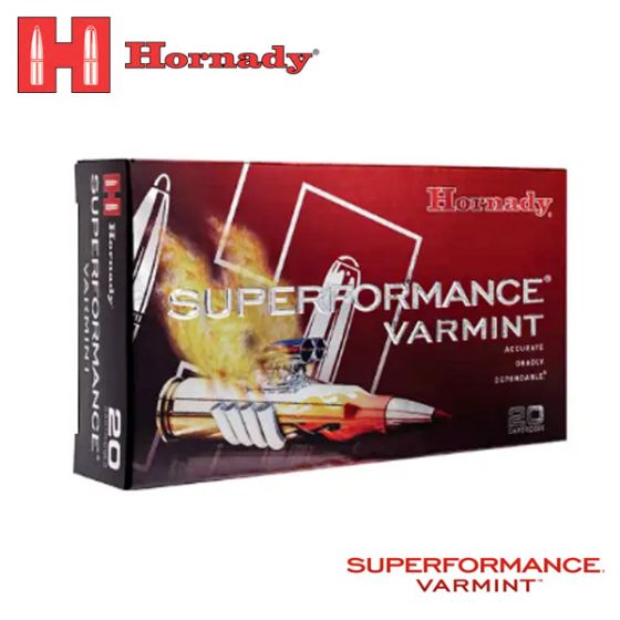 Munitions Hornady Superformance Varmint 243 Win 58 gr V-MAX 20/boîte
