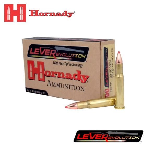 Hornady LEVERevolution 30-30 Win 140 gr MonoFlex 20/Box Ammunition