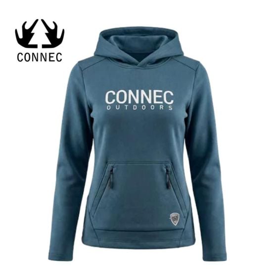 Connec Prinsta Women's Mosquito Net Hoodie Aqua