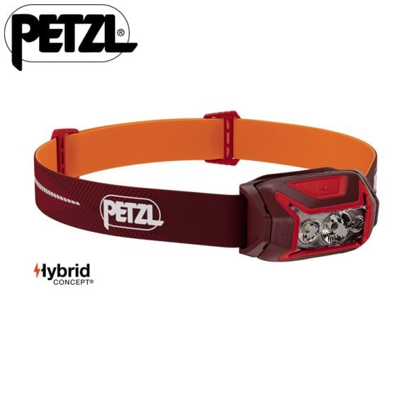 Lampe Frontale Petzl Actik Core Rouge