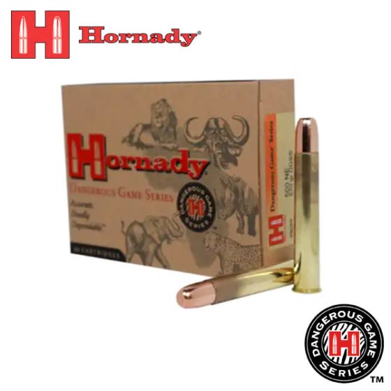 Munitions Hornady Dangerous Game 500 Nitro Express 3" 570 gr DGS 20/boîte