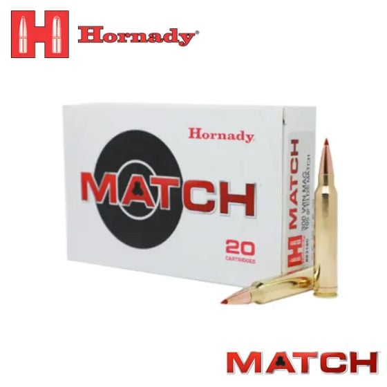 Munitions Hornady Match 300 Win Mag 195 gr ELD Match 20/boîte