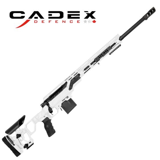 Carabine Cadex CDX-30 TAC Hybrid White/Black 6.5 Creedmoor 24"