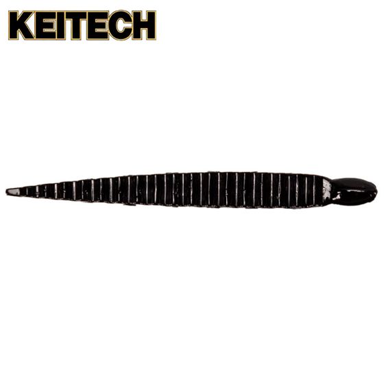 Keitech Custom Leech 3" Black Soft Bait 10/Pack