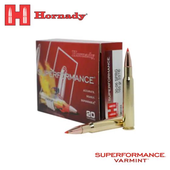 Hornady Superformance .30-06 Springfield 165 gr SST 20/Box Ammunition