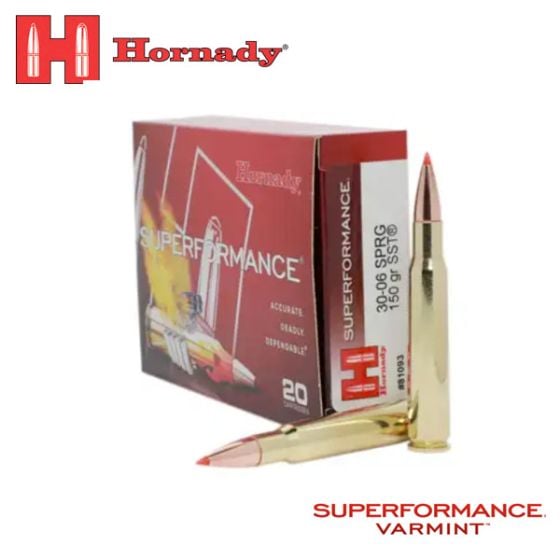 Munitions Hornady Superformance .30-06 Springfield 150 gr SST 20/pqt