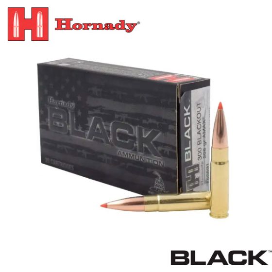 Hornady BLACK 300 Blackout 208 gr ELD Match 20/Box Ammunition