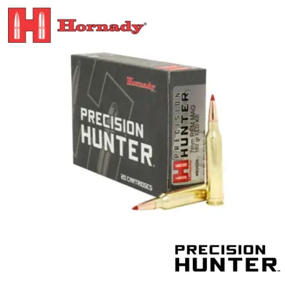Hornady Precision Hunter 7mm Rem Mag 162 gr ELD-X 20/Box Ammunition