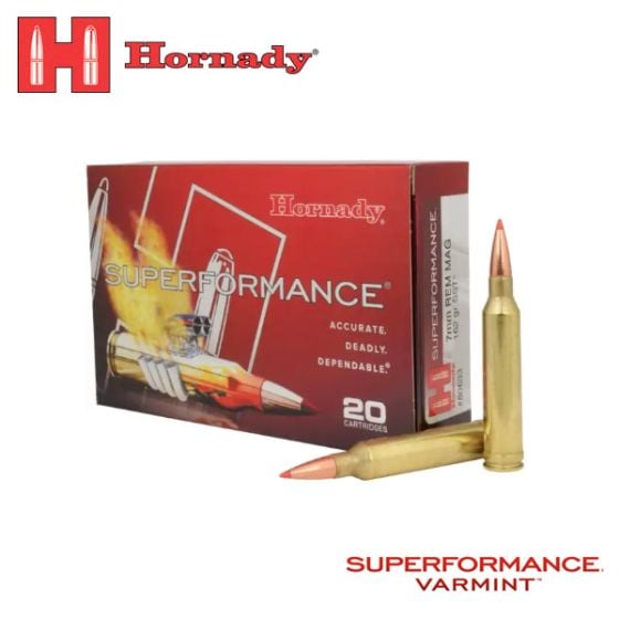 Munitions Hornady Superformance 7mm Rem Mag 162 gr SST 20/pqt