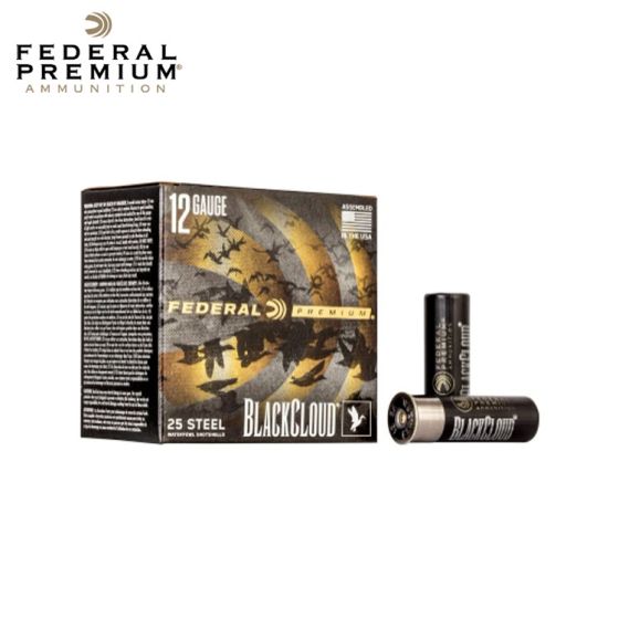 Federal Black Cloud FS Steel 12 ga 3'' 1 1/4 oz BB Steel 25/Box Ammunition