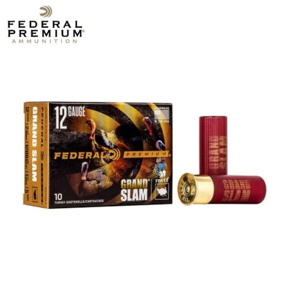 Federal Grand Slam 12 ga 2.75'' 1 1/2 oz #5 Copper Plated Lead 10/Box Ammunition