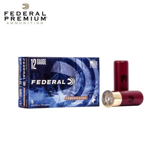 Federal Power-Shok Sabot Slug 12 ga 2.75'' 438 gr Sabot Slug 5/Box Ammunition